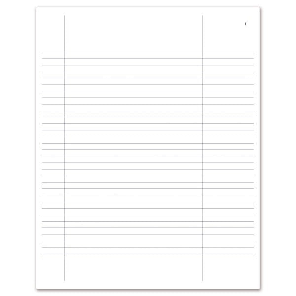 Registro Verbali di assemblea - 96 pagine prenumerate - righe uso bollo - 31x24,5 cm