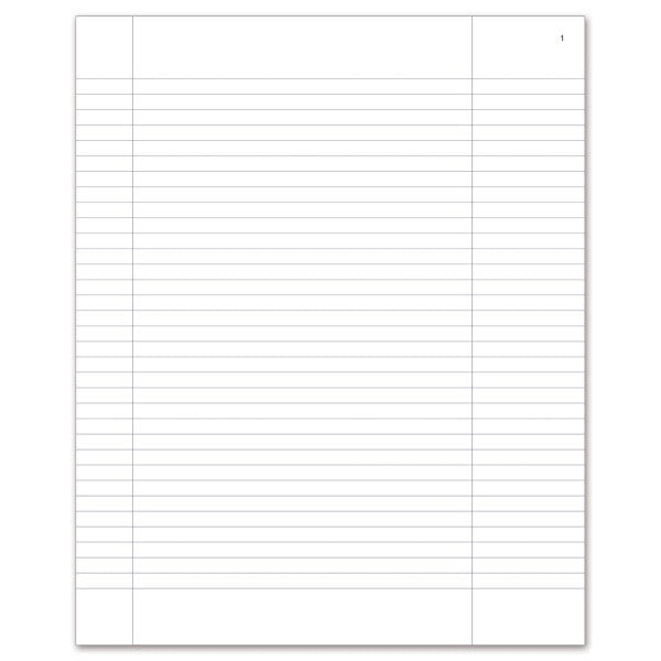 Registro Libro Soci di società - 96 pagine prenumerate - righe uso bollo - 31x24,5 cm