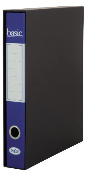 Raccoglitore Basic - Formato Protocollo - Dorso 5 cm - blu