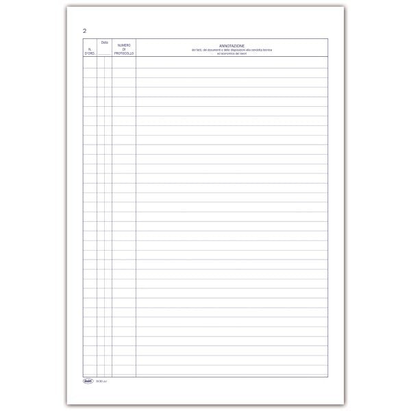 Registro Direttore dei lavori - 50 pagine - 29,7x21 cm