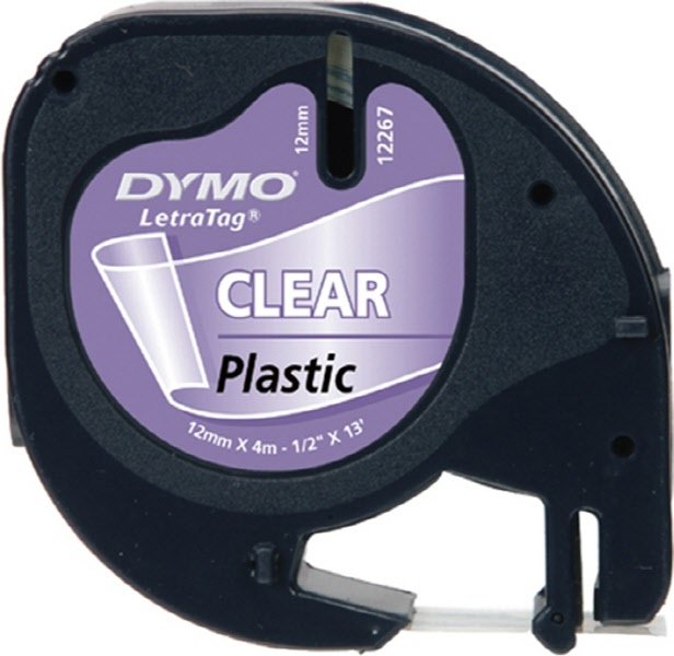 Nastri Letratag Dymo - plastica - trasparente