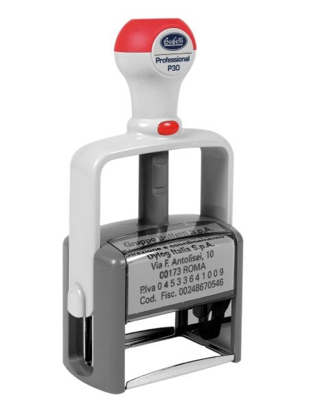 Cuscinetti di ricambio per timbri P30 - rosso