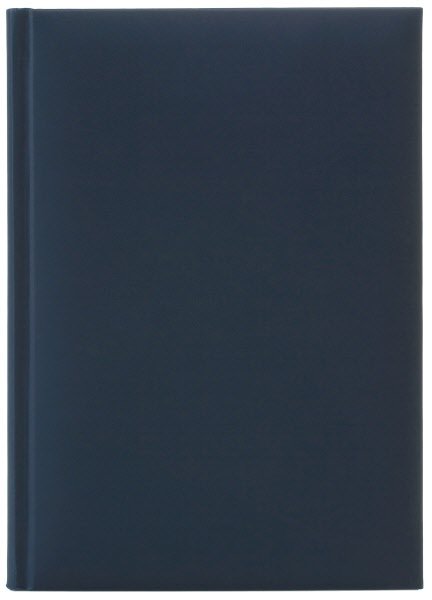 Agenda giornaliera 12 mesi - 2026 - 14,5x20,5 cm - in sintetico - sab/dom accoppiati - blu