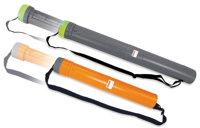 Tubo portadisegni estensibile - 43/75 cm - diametro interno 4,9 cm