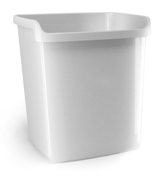 Cestino gettacarte Plastic Desk - colore bianco