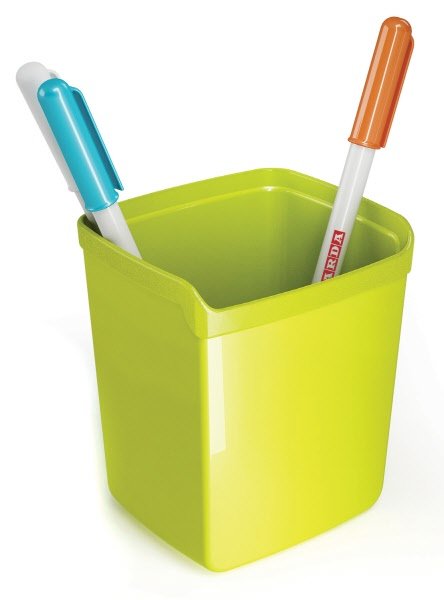 Bicchiere portapenne Plastic Desk - colore verde