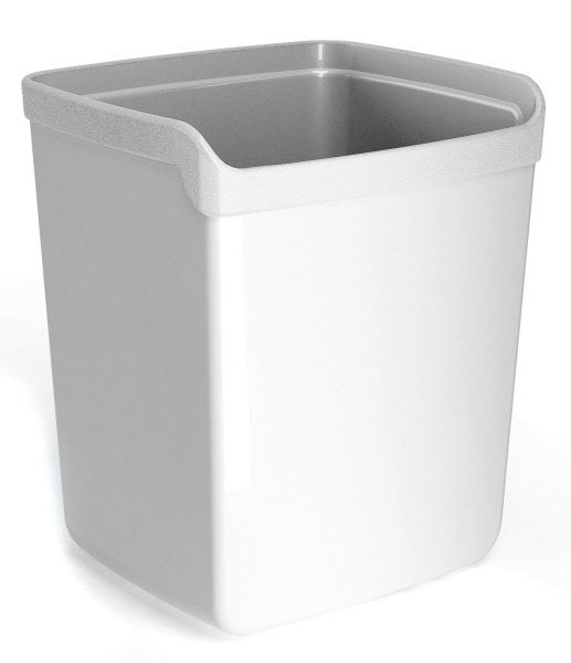 Bicchiere portapenne Plastic Desk - colore bianco