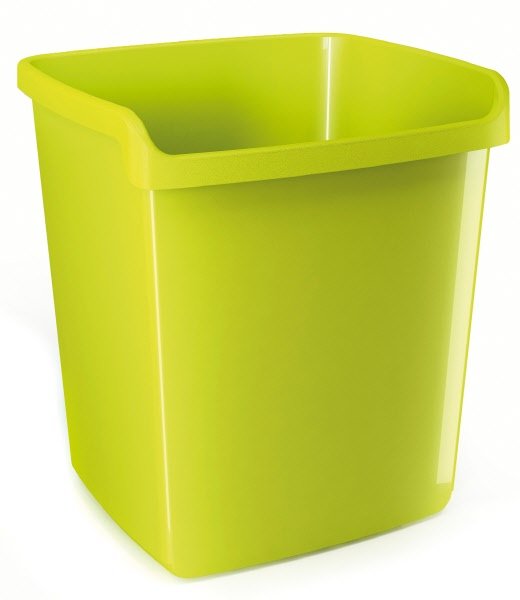 Cestino gettacarte Plastic Desk - colore verde