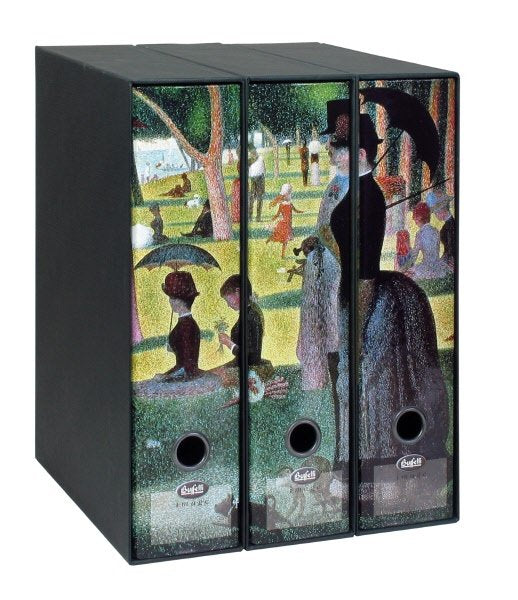 Set tre registratori Image "Pittura" selezione opere 4