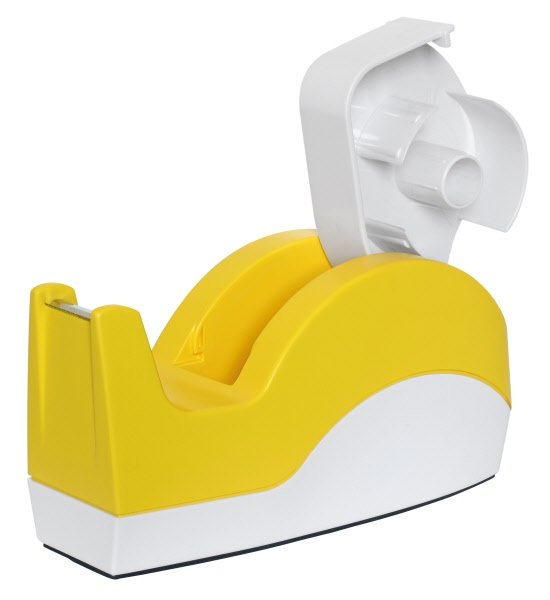 Tendinastro da scrivania - per nastri 19/25 mm x33/66 m - giallo