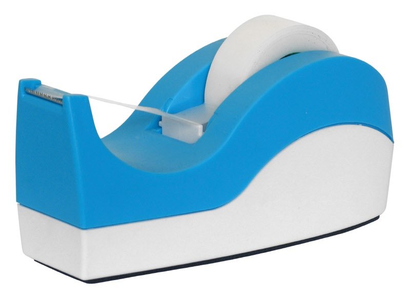 Tendinastro da scrivania - per nastri 19/25 mm x33 m - celeste