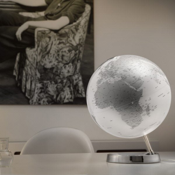 Mappamondo luminoso - Globo Light & Colour Chrome - diametro 30 cm - cartografica politica - scritte in inglese