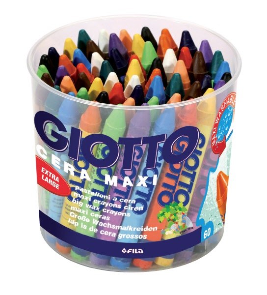Barattolo pastelli formato gigante per Pastelli a cera -11,5 mm-da 3 anni in poi