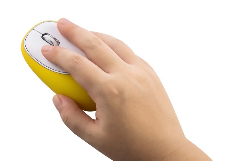 Mouse ottico wireless in silicone - colori assortiti