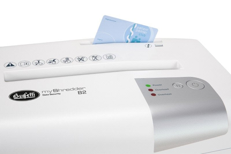 Distruggidocumenti myShredder B2 -  strisce - 6 MM - P2