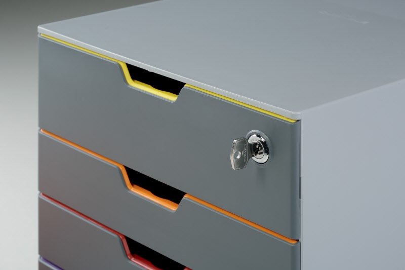 Cassettiere da scrivania Varicolor® Durable - Con serratura - 7606-27