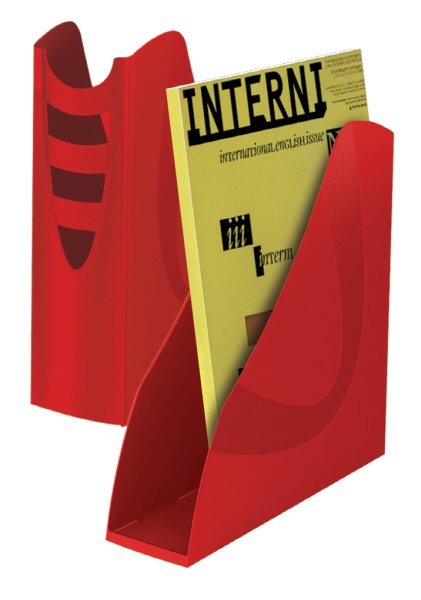 Portariviste Plastic Desk - colore rosso