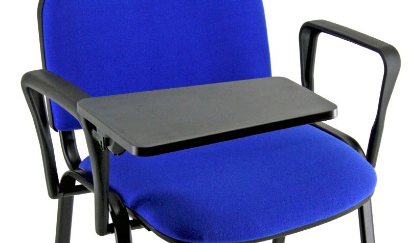 Coppia braccioli fissi ad anello + tavoletta - per sedia Flo