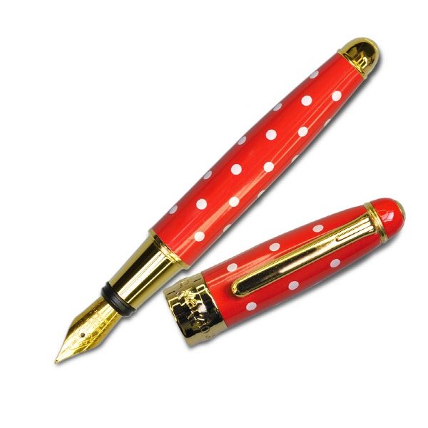 Penna stilografica Mipo - rosso ciliegia