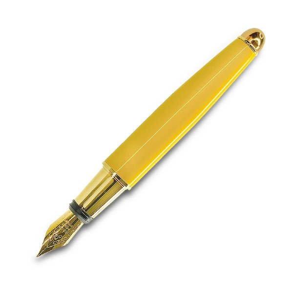 Penna stilografica Minny - giallo oro