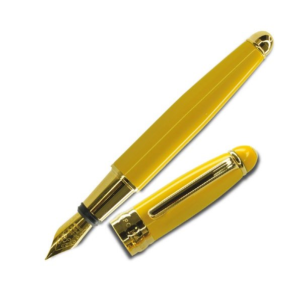 Penna stilografica Minny - giallo oro