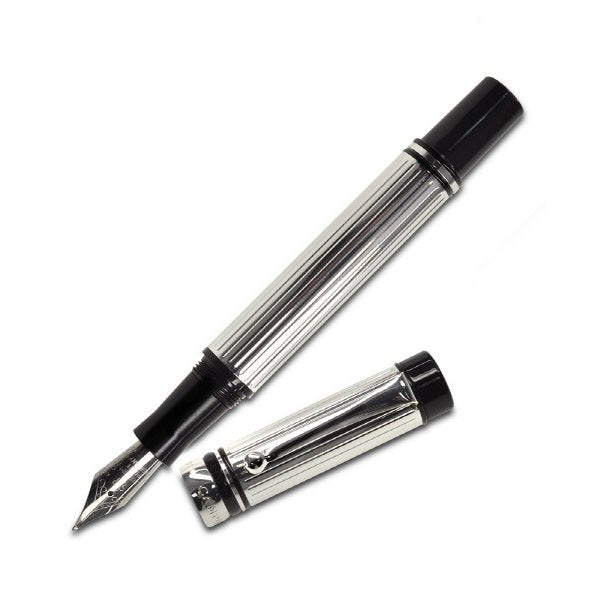 Penna stilografica Filigree - argento multiline