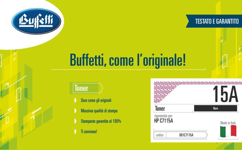 Toner HP - Compatibile Rigenerato 15A C7115A - Nero - 2.900 pag