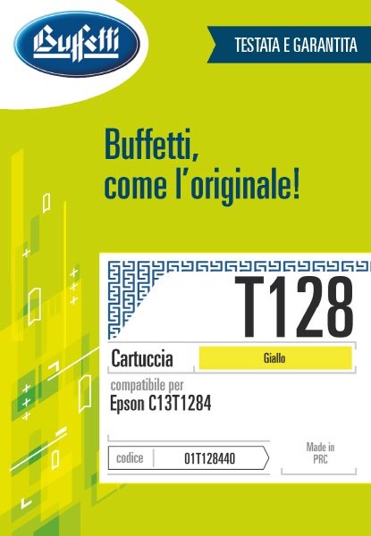 Epson Cartuccia ink jet - Compatibile T128 C13T128440 - Giallo - 270 pag