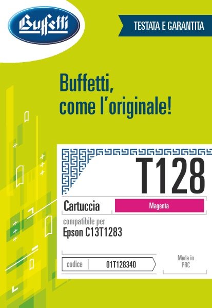 Epson Cartuccia ink jet - Compatibile T128 C13T128340 - Magenta - 270 pag