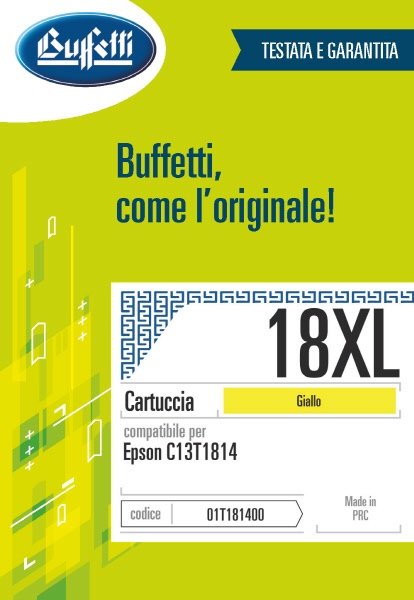 Epson Cartuccia ink jet - Compatibile 18XL C13T181440 - Giallo - 450 pag