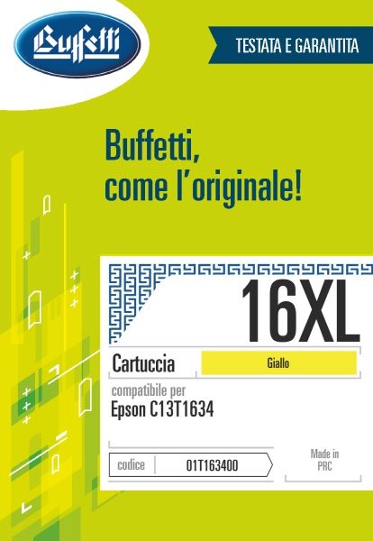 Epson Cartuccia ink jet - Compatibile 16XL C13T163440 - Giallo - 450 pag