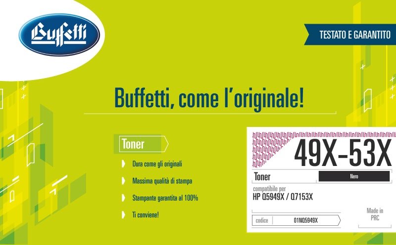 Toner HP - Compatibile 49X/53X Q5949X/Q7553X - Nero - 6.000 pag