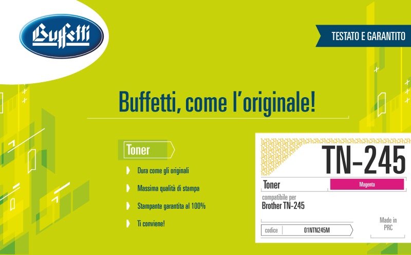 Brother Toner - Compatibile TN-245M - Magenta - 2.200 pag