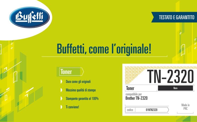 Brother Toner - Compatibile TN-2320 - Nero - 2.600 pag