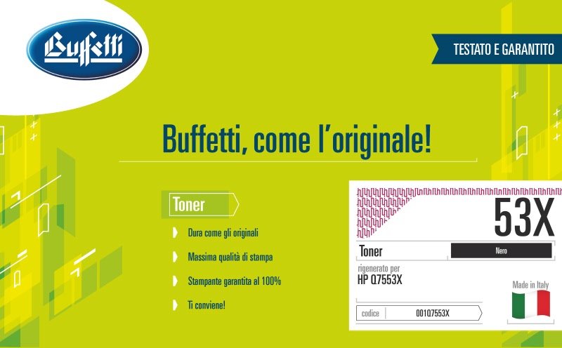 Toner HP - Compatibile Rigenerato 53X Q7553X - Nero - 6.000 pag