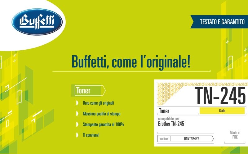 Brother Toner - Compatibile TN-245Y - Giallo - 2.200 pag