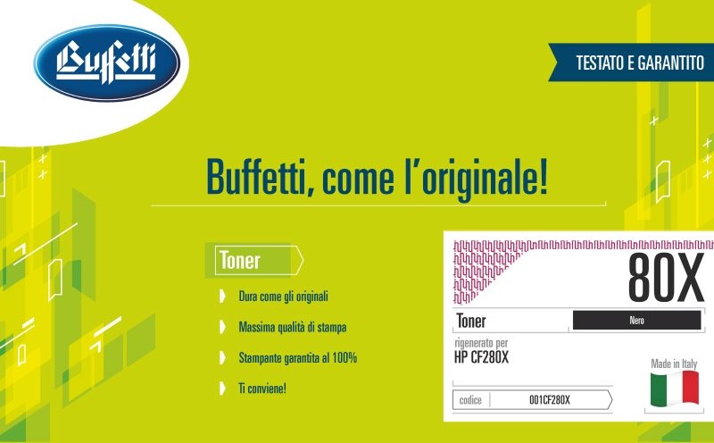 Toner HP - Compatibile Rigenerato 80X CF280X - Nero - 6.900 pag