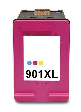 Cartuccia ink jet HP - Compatibile Rigenerato 901 CC656AE - 3 colori (Ciano, Magenta, Giallo) - 360 pag
