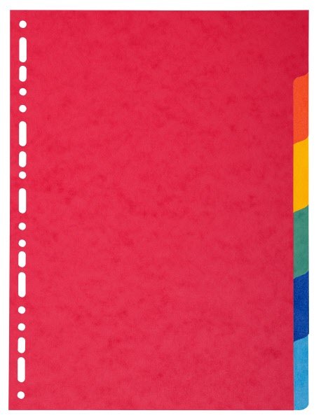 Divisori neutri in cartoncino colorato