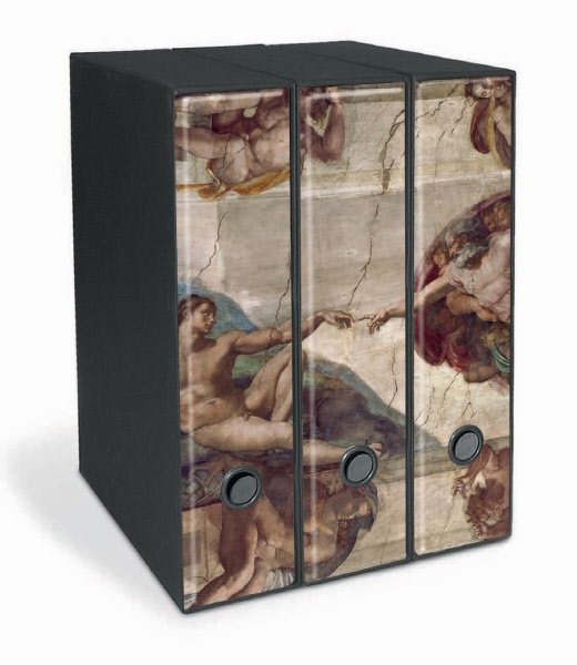 Set tre registratori Image "Pittura" selezione opere 2