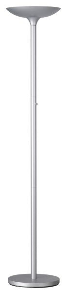 Lampada da terra - led - fissa - Varialux - grigia metallizzato