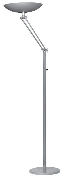 Lampada da terra - led - articolata - Varialux - grigia metallizzato