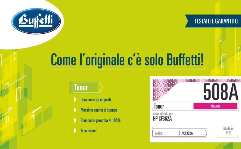 Toner HP - Compatibile 508A CF362A - Giallo - 5.000 pag