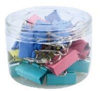 Molle double clip - 25 mm - colori assortiti