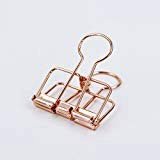 Molle double clip wire - metallizzate oro rosa, verde viola - 30 mm - colori assortiti
