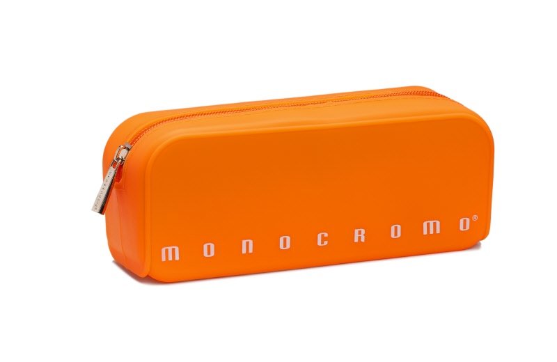 Bustina Monocromo Fluo - Silicone morbido soft touch - Arancione