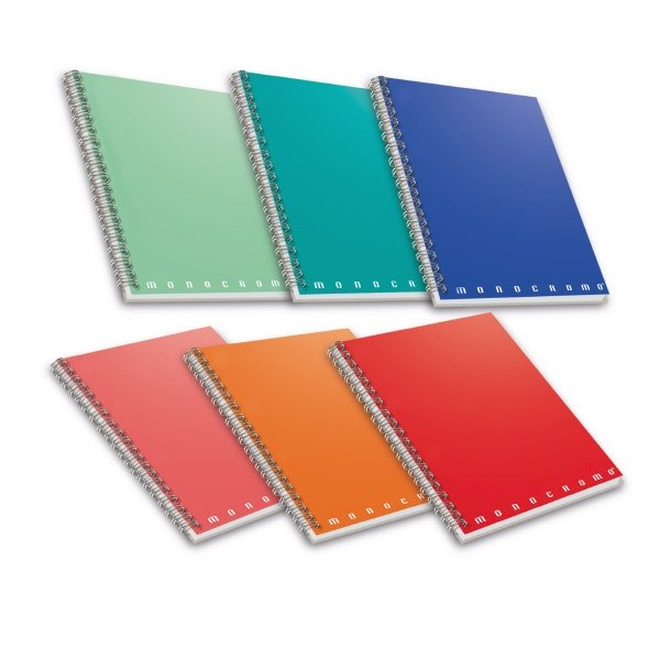 Maxiquaderni skip Monocromo  - Rigatura 5M - Quadretto elementari e medie - 80 g - copertine assortite