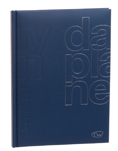 Agenda giornaliera 12 mesi - 2026 - 14,5x20,5 cm - sab/dom divisi - blu