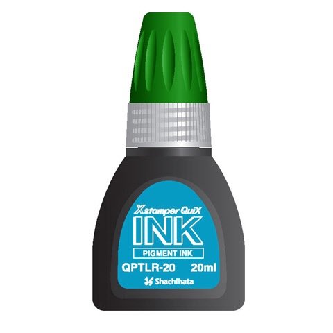 Ricarica inchiostro verde da 20 ml per timbri pre-inchiostrati Buffetti