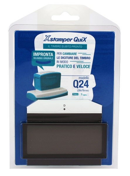 Impronta ed etichetta XStamper - Timbro Q24